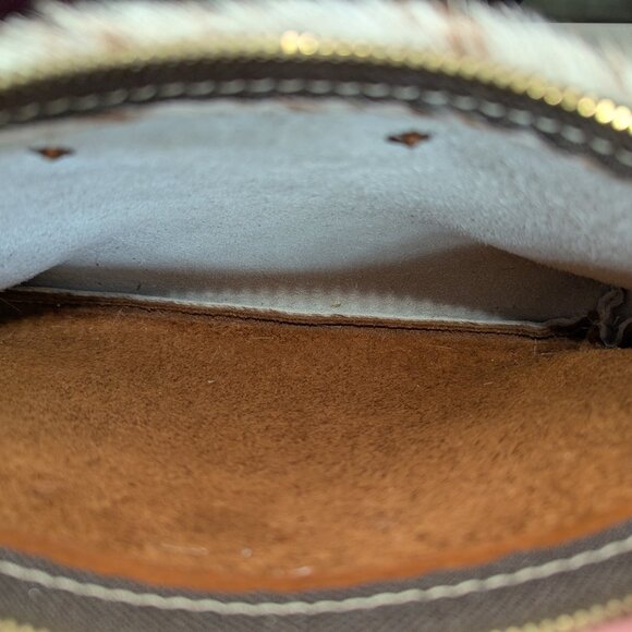 Jackson Hole CopperDot cowhide clutch. EUC!